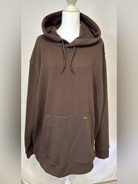 🤎Brahma Men’s Brown Pullover Hoodie NWT Big & Tall Cell Phone Pocket Size 3XL🤎